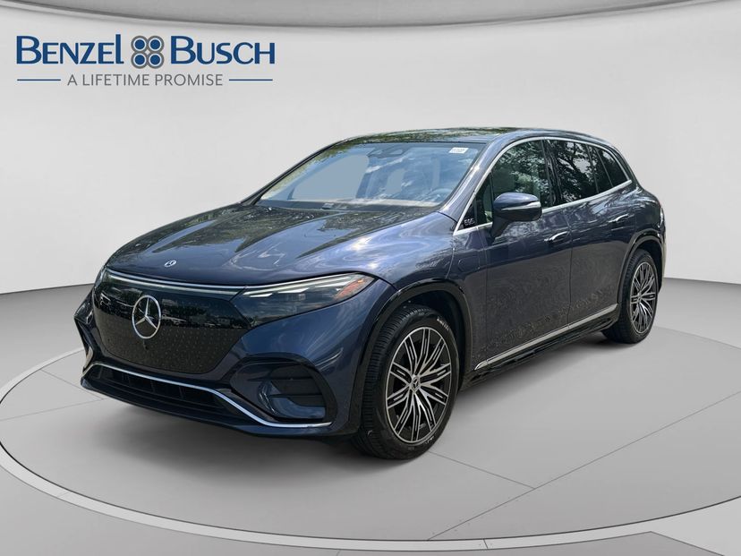 2023 Mercedes-Benz EQS 450 in Twilight Blue Metallic