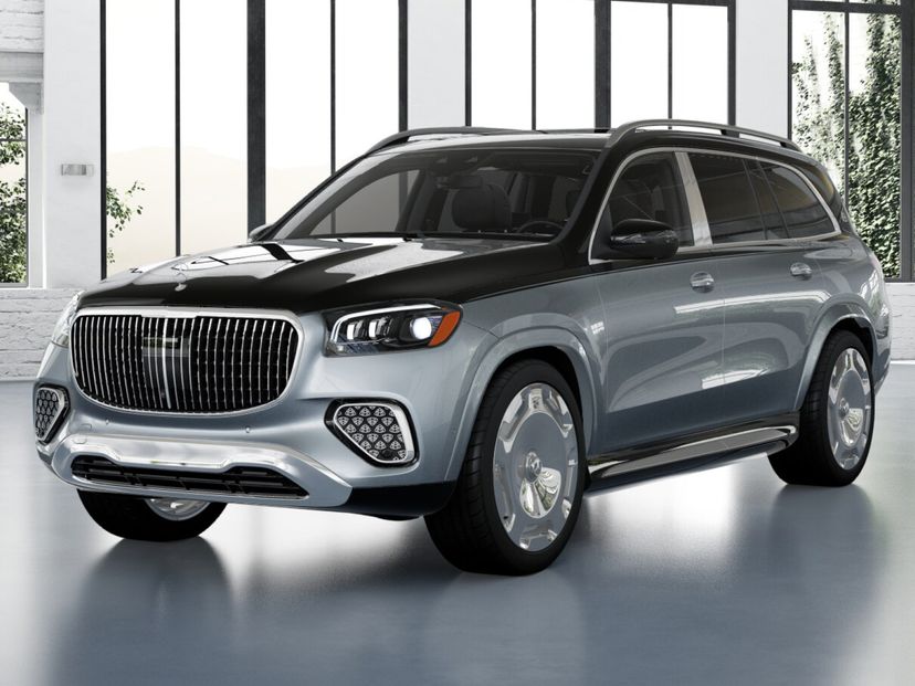2026 Mercedes-Benz Maybach GLS 600 in Cirrus Silver Metallic/Obsidian Black