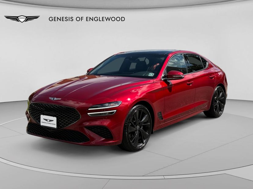 2023 Genesis G70 2.0T in Red