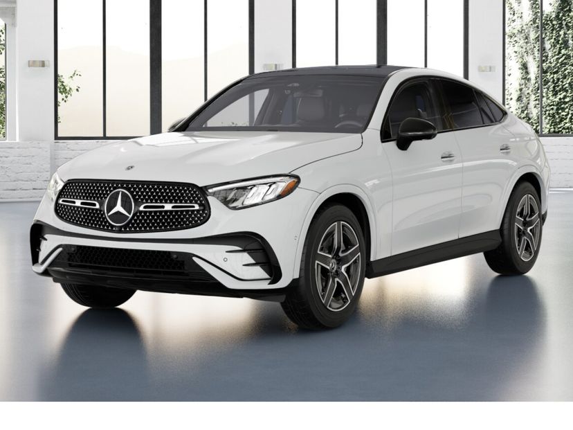 2027 Mercedes-Benz GLC 300 Coupe in Polar White