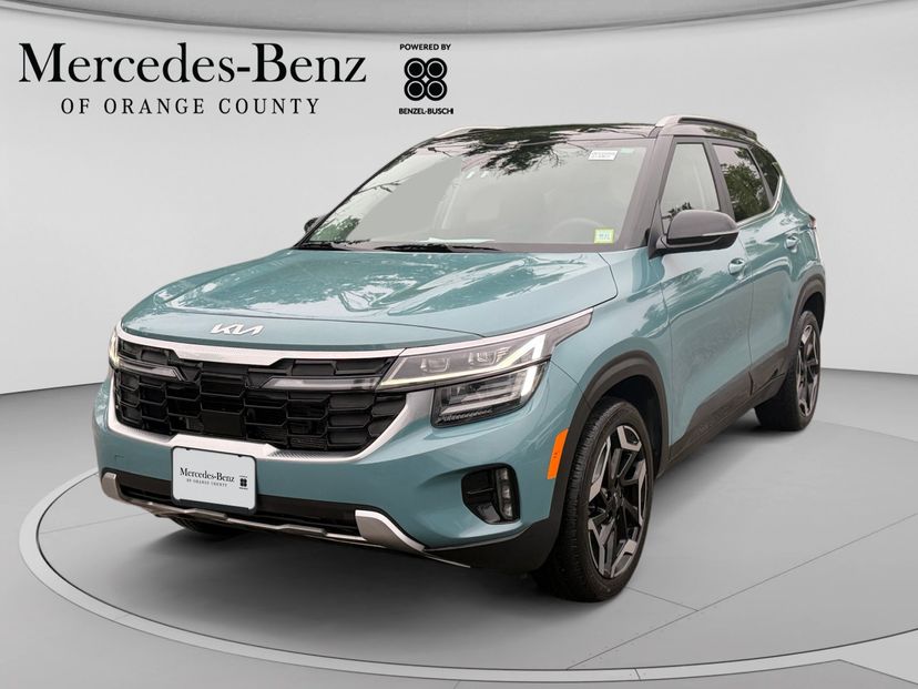 2024 Kia Seltos SX in Blue / Black