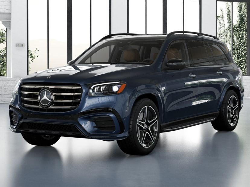 2026 Mercedes-Benz GLS 450 in Twilight Blue Metallic