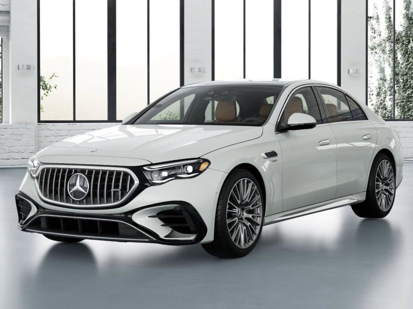 2026 Mercedes-Benz E 53 AMG® in Moonlight White Metallic
