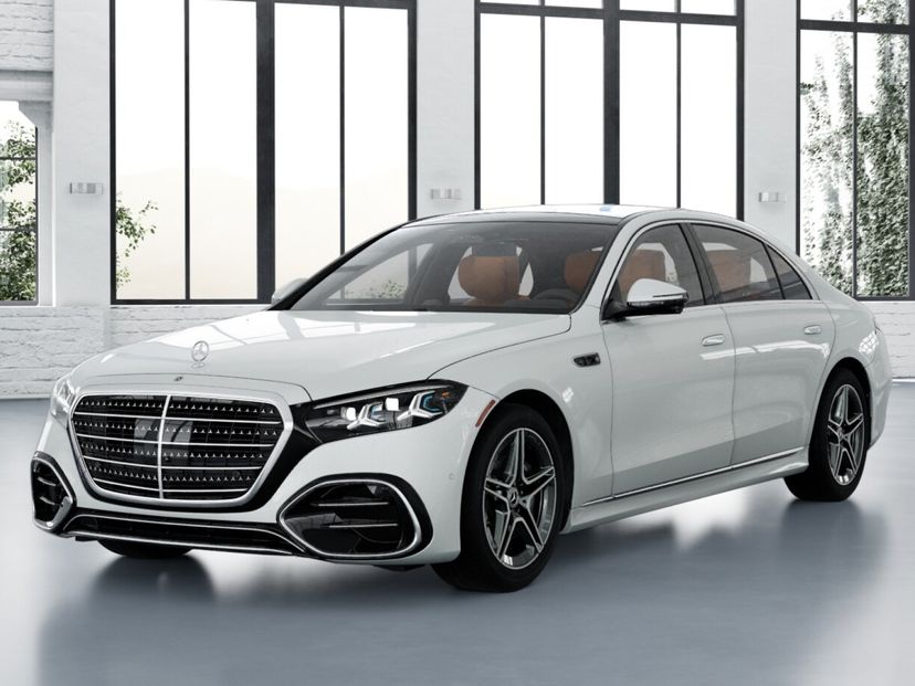 2027 Mercedes-Benz S 580 in MANUFAKTUR Moonlight White Metallic