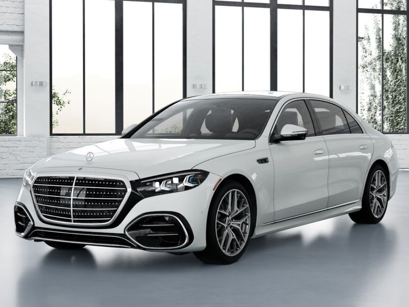 2027 Mercedes-Benz S 580 in MANUFAKTUR Moonlight White Metallic