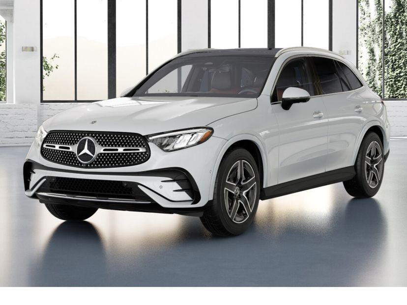 2027 Mercedes-Benz GLC 300 in Moonlight White Metallic