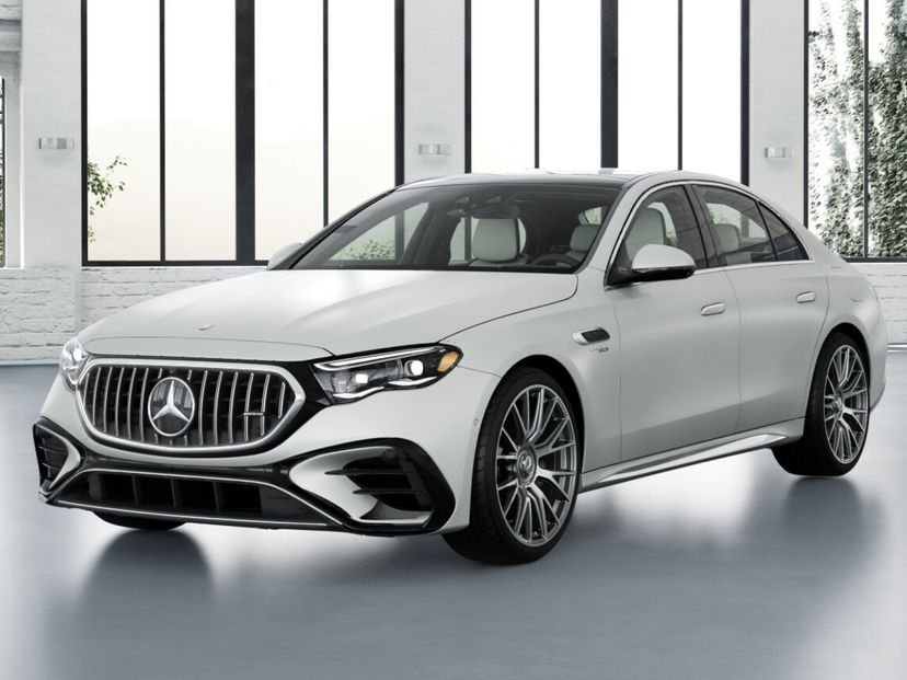 2027 Mercedes-Benz E 53 AMG® in MANUFAKTUR Moonlight White Magno