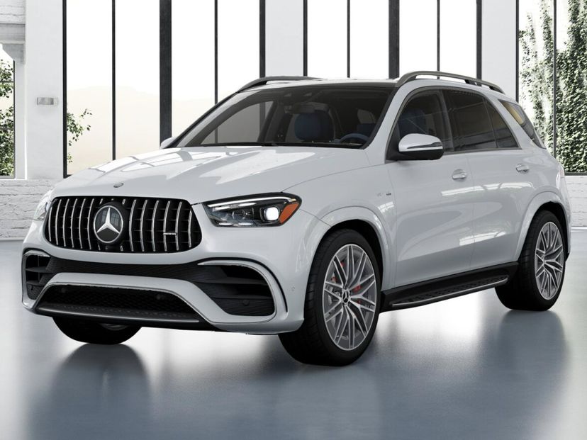 2026 Mercedes-Benz GLE 63 S AMG® in Moonlight White Metallic