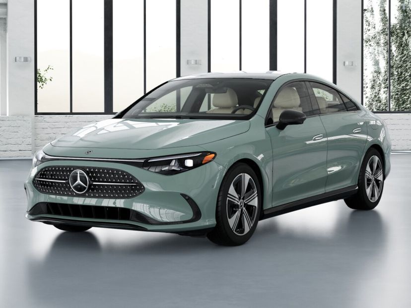 2027 Mercedes-Benz CLA in Liquid Crystal Green