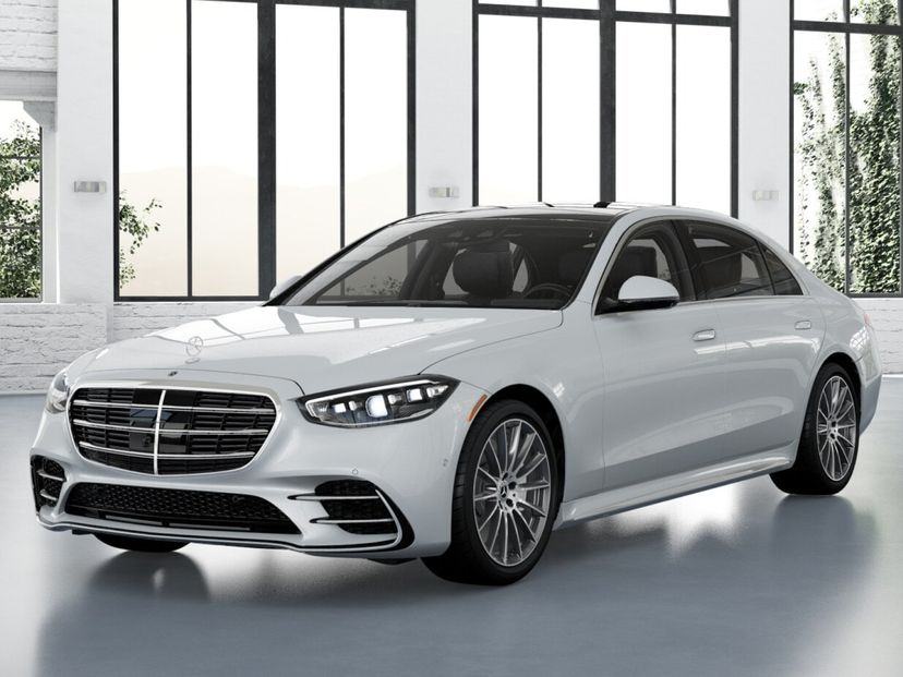 2026 Mercedes-Benz S 580 in MANUFAKTUR Moonlight White Metallic