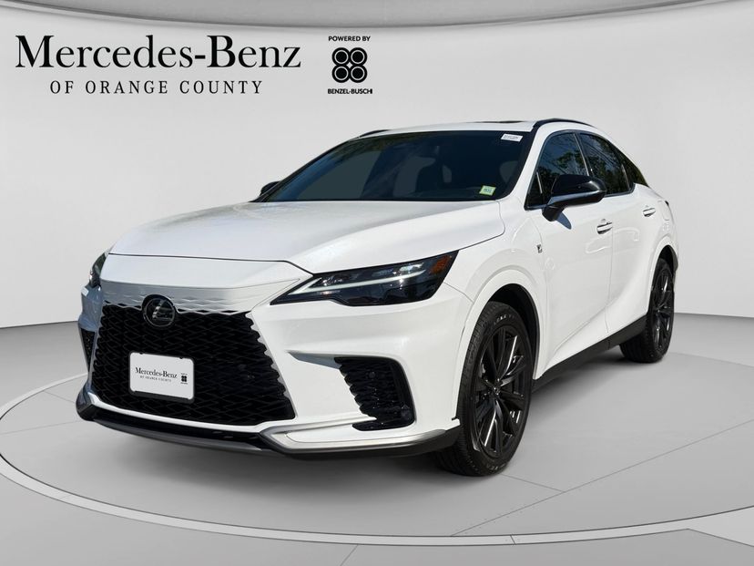 2023 Lexus RX 350 F Sport Handling in Ultra White