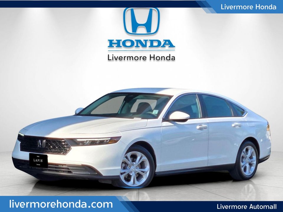 2025 Honda Accord LX in Platinum White Pearl