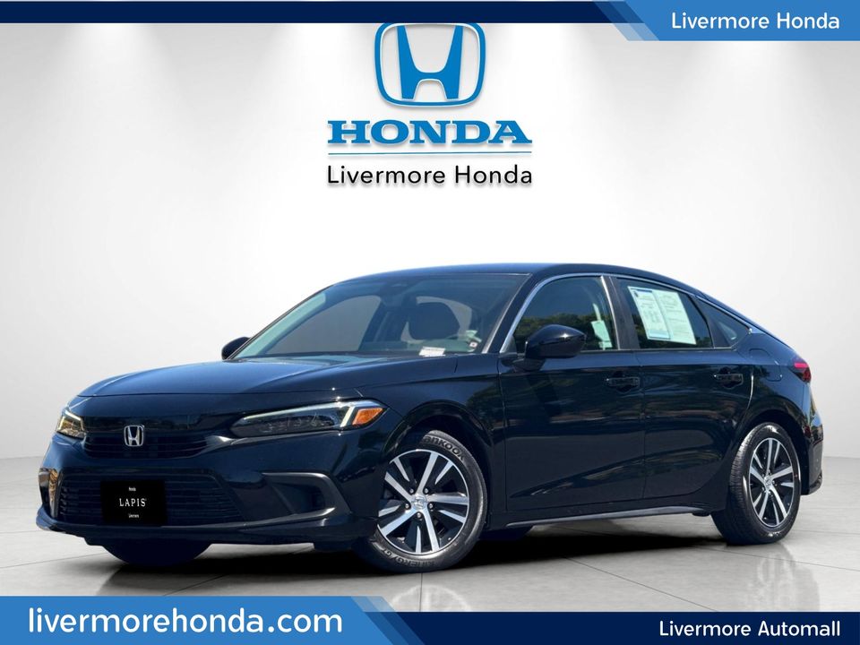 2023 Honda Civic LX in Crystal Black Pearl