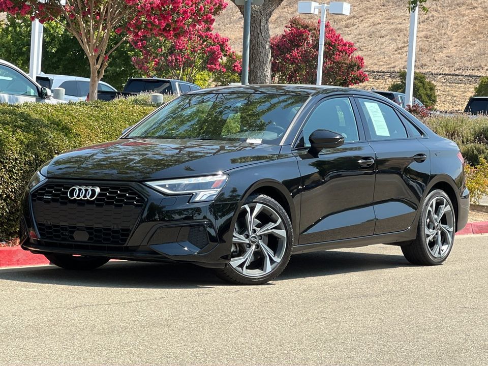 2023 Audi A3 in Brilliant Black