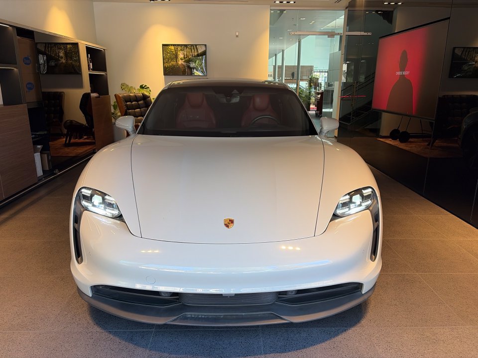 2023 Porsche Taycan Base in Chalk