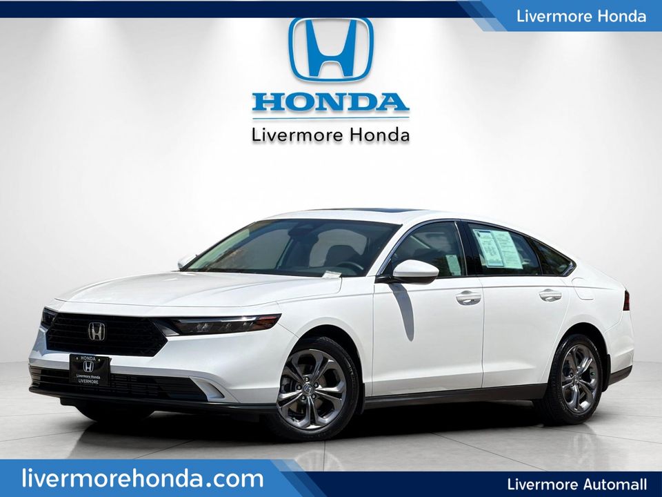2024 Honda Accord EX in Platinum White
