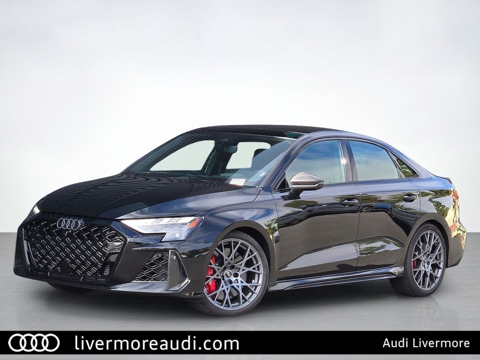 2025 Audi RS 3 2.5T in Mythos Black Metallic
