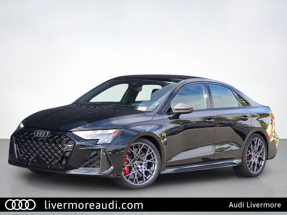 2025 Audi RS 3 2.5T in Mythos Black Metallic