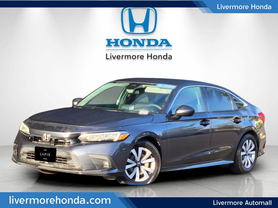 2023 Honda Civic LX in Meteorite Gray Metallic
