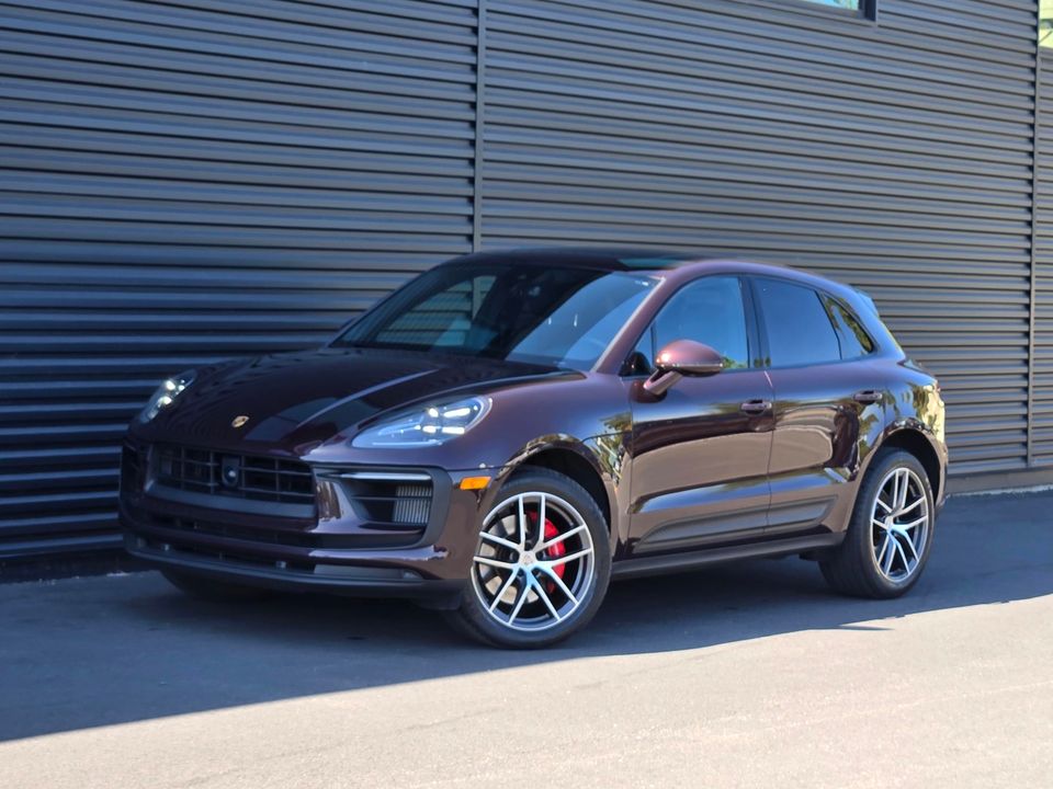 2023 Porsche Macan S in Copper Ruby Metallic