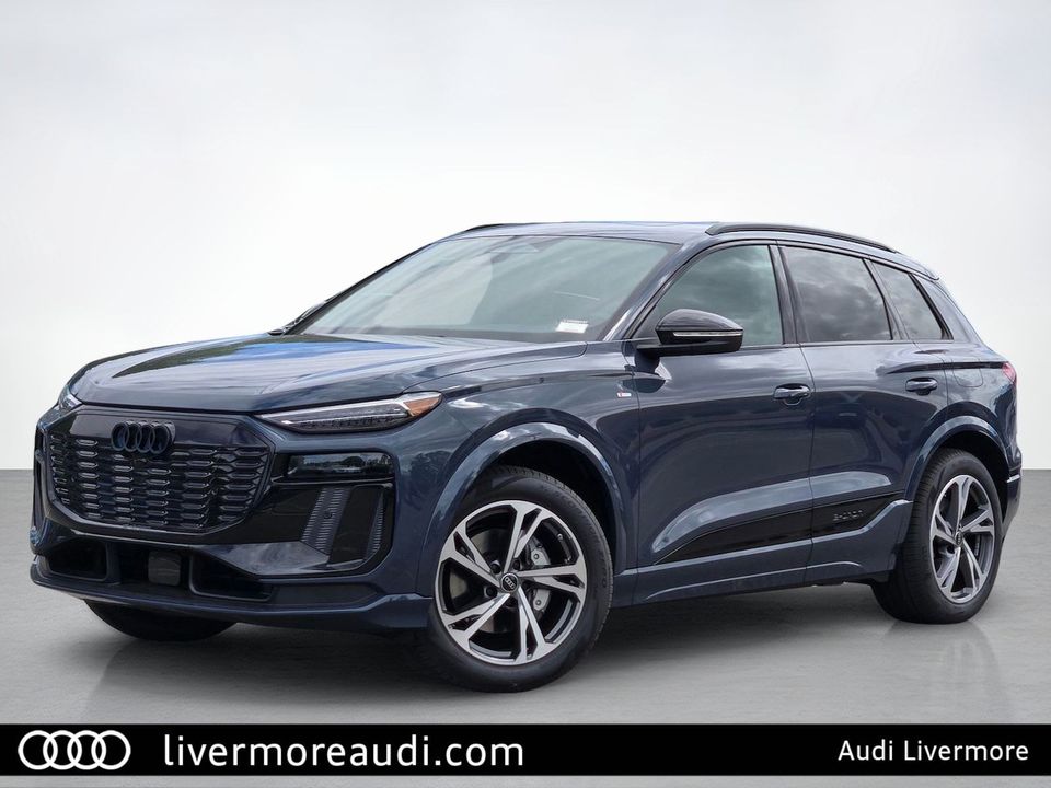 2027 Audi Q6 e-tron Premium Plus in Plasma Blue Metallic
