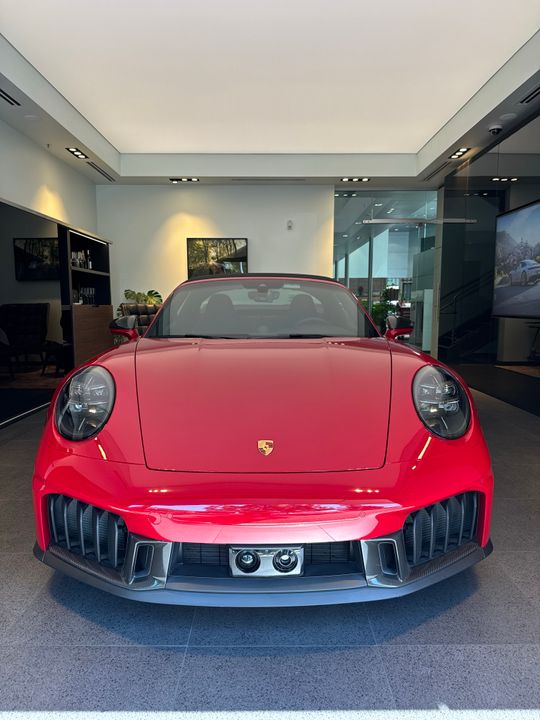 2026 Porsche 911 Targa 4 GTS in Carmine Red