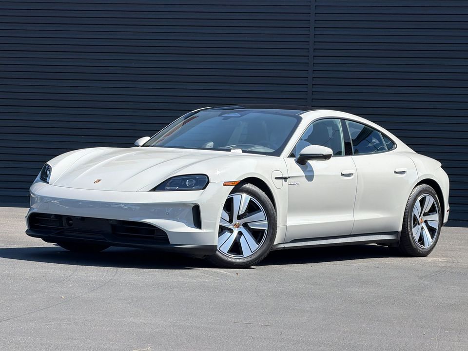 2026 Porsche Taycan Base in Chalk