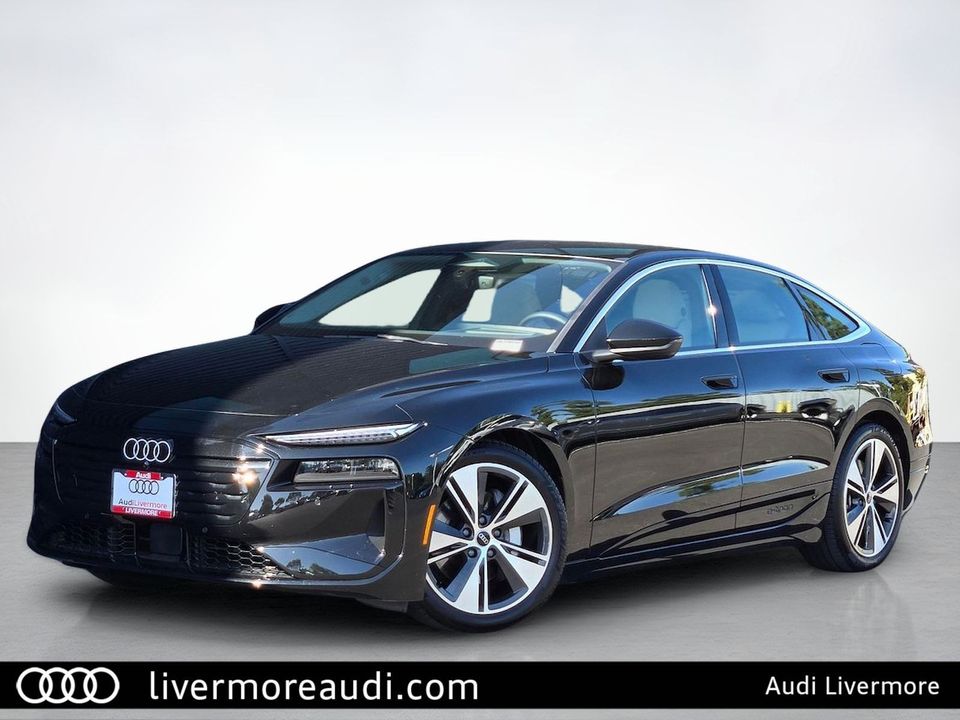 2025 Audi A6 Sportback e-tron Prestige in Black Metallic