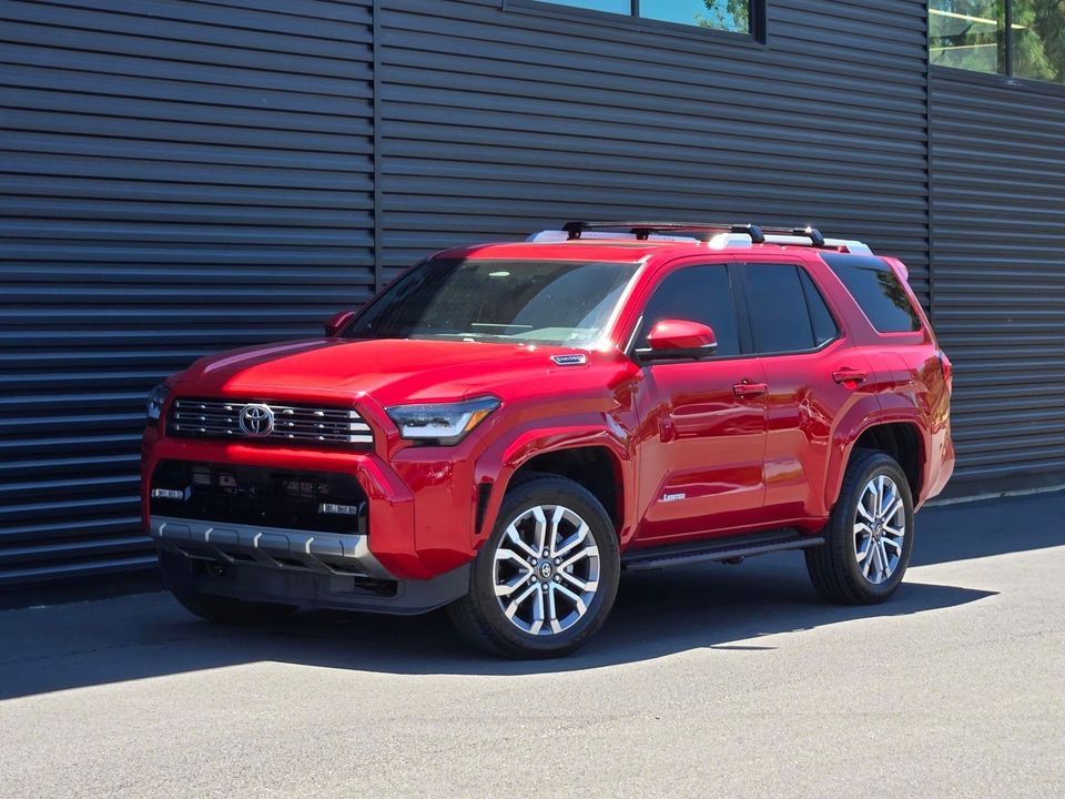 2026 Toyota 4Runner i-FORCE MAX Hybrid Limited in Red