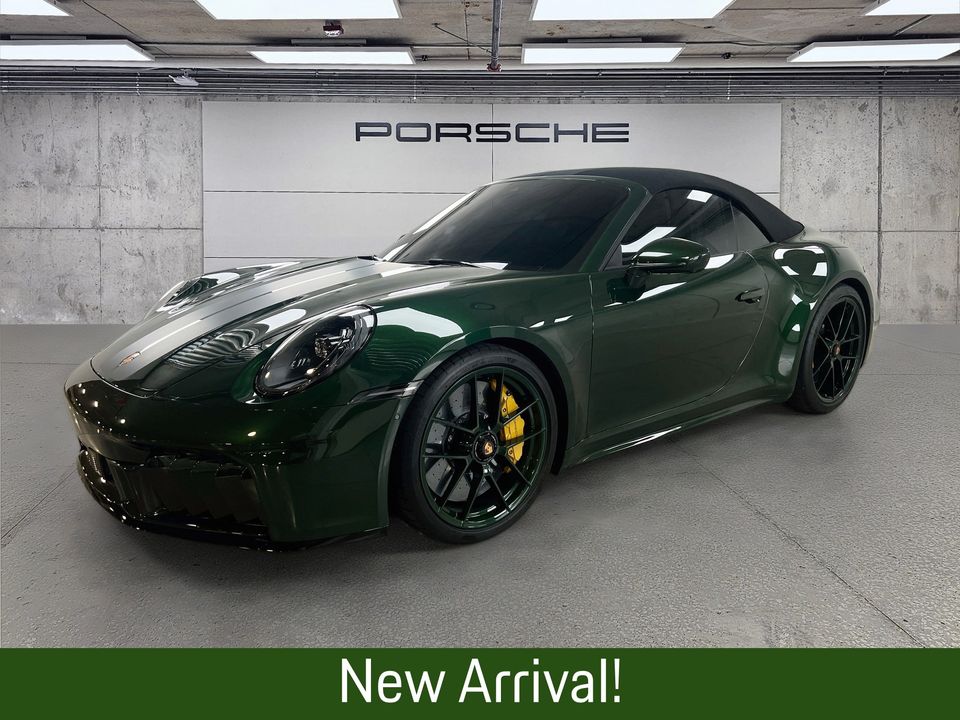 Oak Green Metallic Neo 2026 Porsche 911 Convertible All-Wheel Drive 8-Speed Automatic