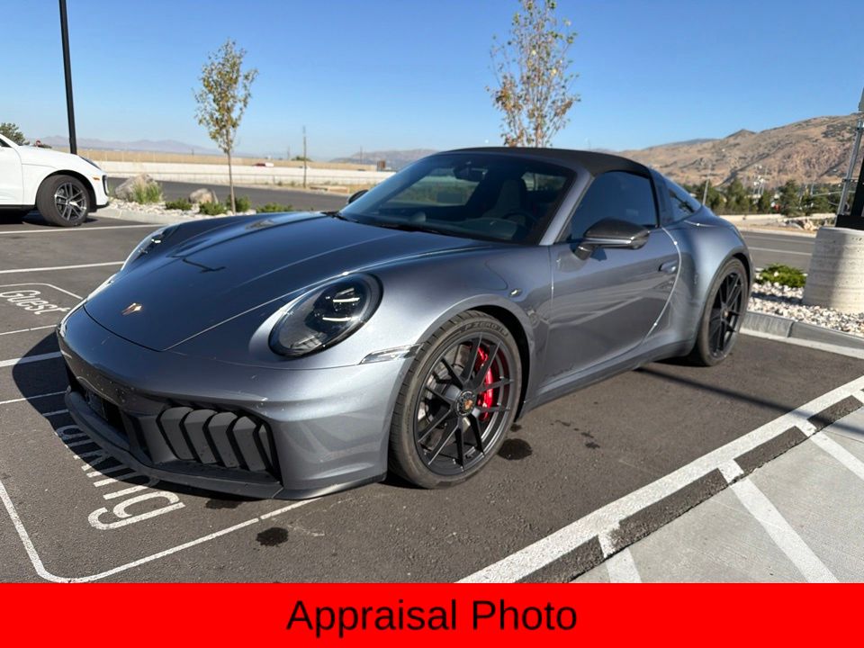 Gray (Vanadium Grey) 2026 Porsche 911 Convertible All-Wheel Drive 8-Speed Automatic