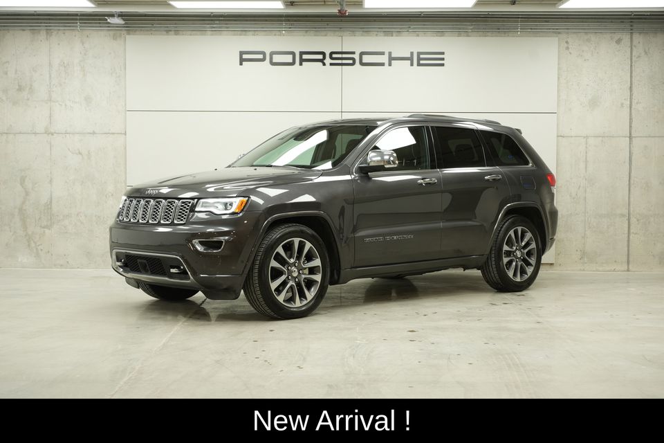 Gray (Granite Crystal Metallic Clearcoat) 2018 Jeep Grand Cherokee Overland 4WD SUV / Crossover Four-Wheel Drive 8-Speed Automatic