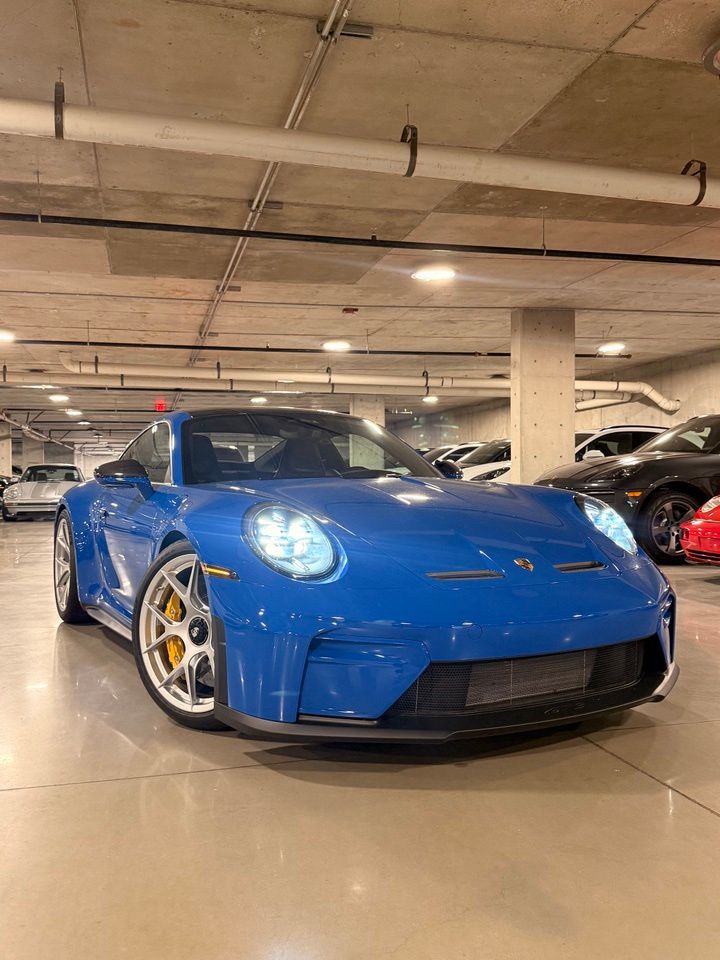 Lugano Blue 2026 Porsche 911 Coupe Rear-Wheel Drive 6-Speed Manual