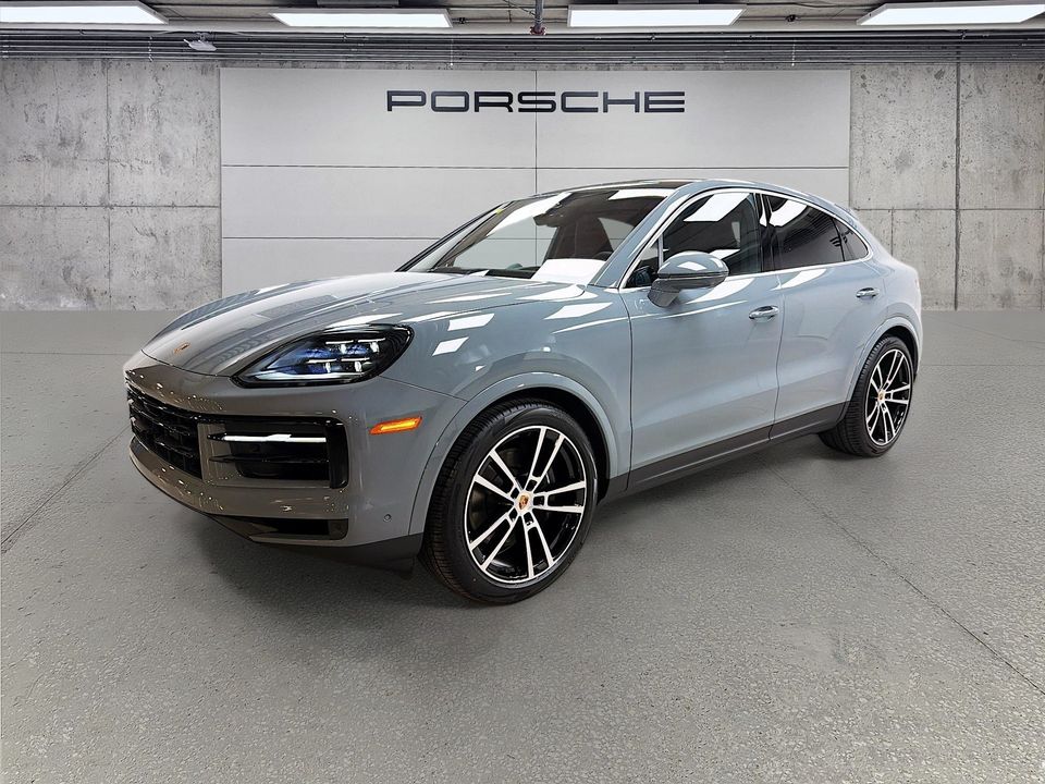 Gray (Arctic Grey) 2026 Porsche Cayenne Coupe Coupe All-Wheel Drive 8-Speed Automatic