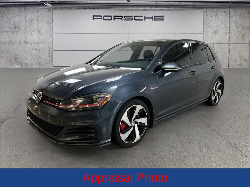 Gray 2018 Volkswagen Golf GTI Hatchback Front-Wheel Drive 6-Speed Manual