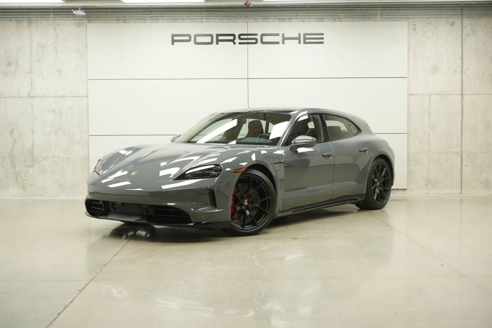 Gray (Slate Grey Neo) 2026 Porsche Taycan Wagon All-Wheel Drive 2-Speed Automatic
