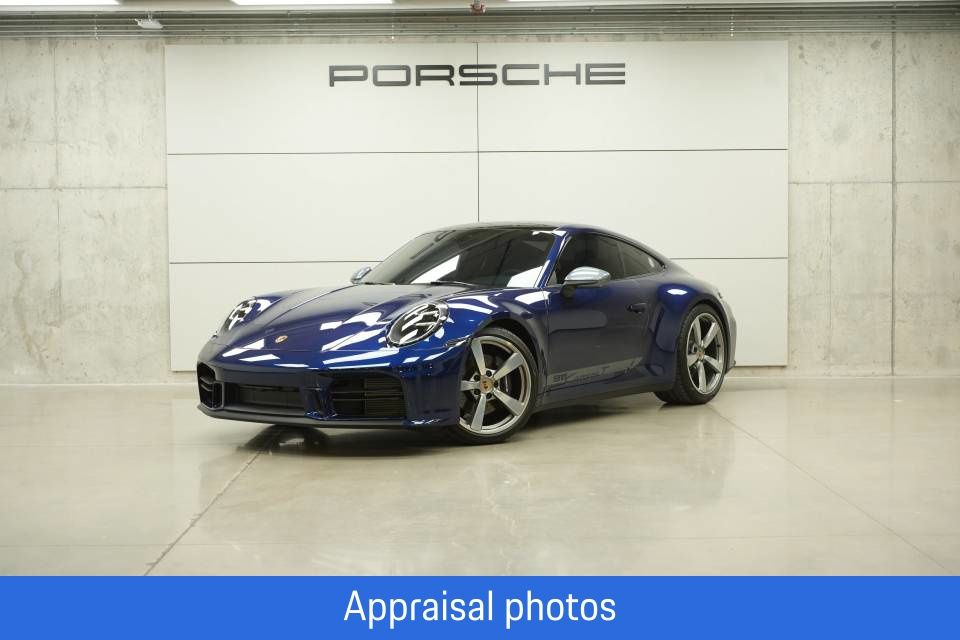 Blue 2025 Porsche 911 Carrera T Coupe RWD Coupe Rear-Wheel Drive 6-Speed Manual