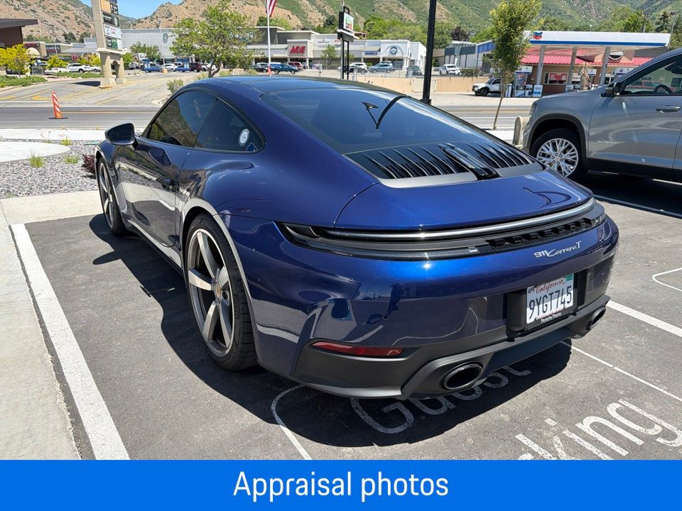 Blue 2025 Porsche 911 Carrera T Coupe RWD Coupe Rear-Wheel Drive 6-Speed Manual