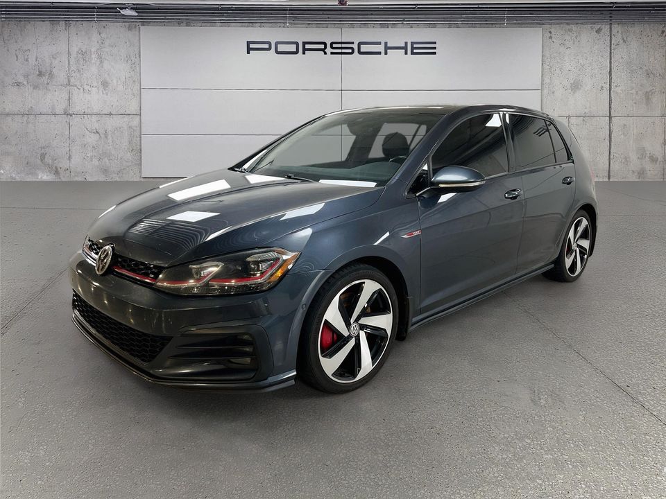 Gray 2018 Volkswagen Golf GTI Hatchback Front-Wheel Drive 6-Speed Manual