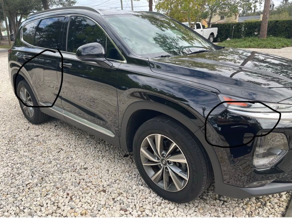 used 2020 Hyundai Santa Fe car, priced at $18,433