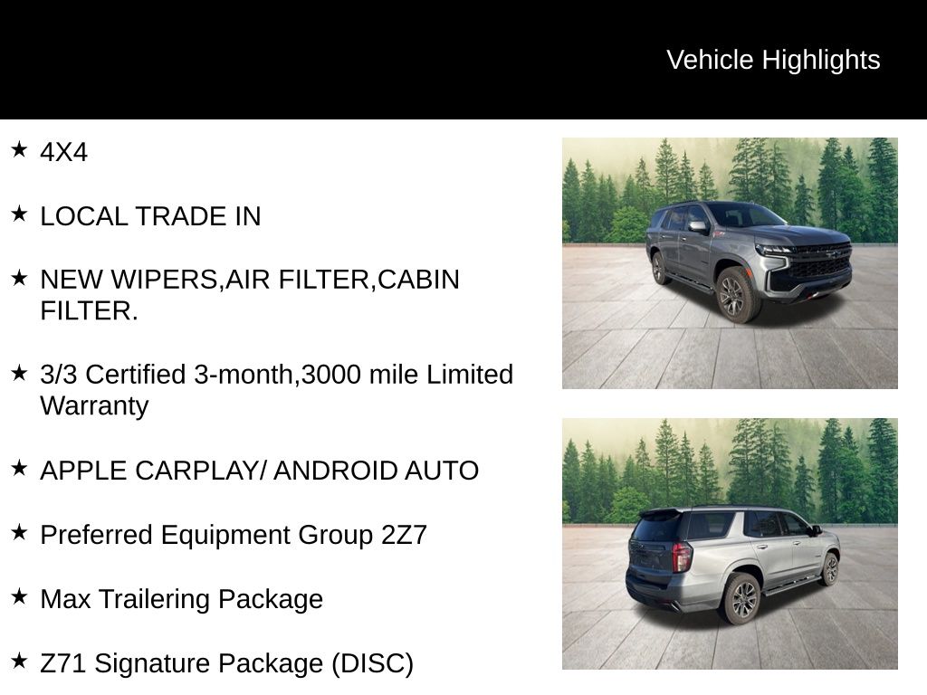 used 2021 Chevrolet Tahoe car, priced at $45,530