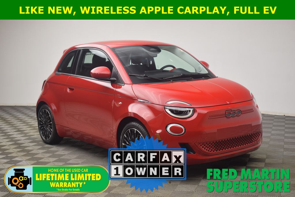 used 2024 FIAT 500e car, priced at $22,000
