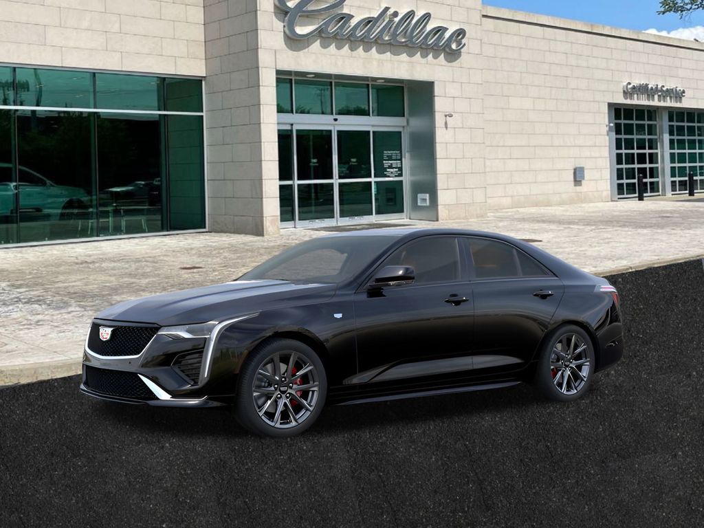 new 2025 Cadillac CT4 car, priced at $48,035