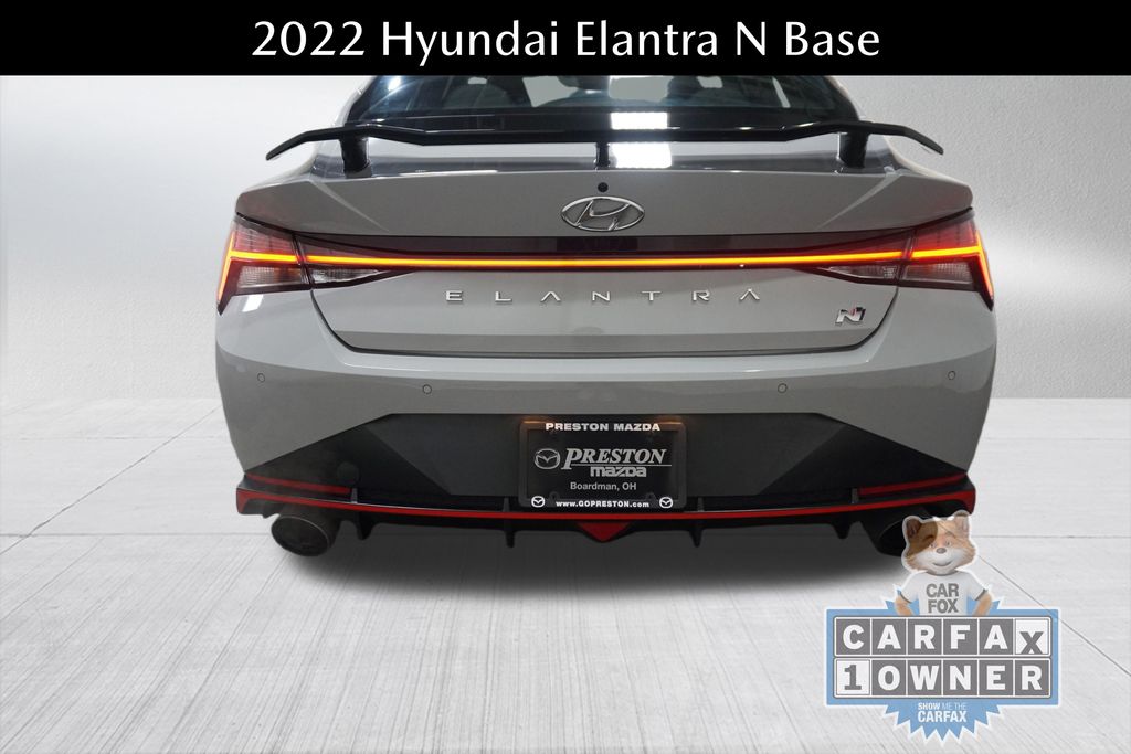 used 2022 Hyundai Elantra N car, priced at $27,632