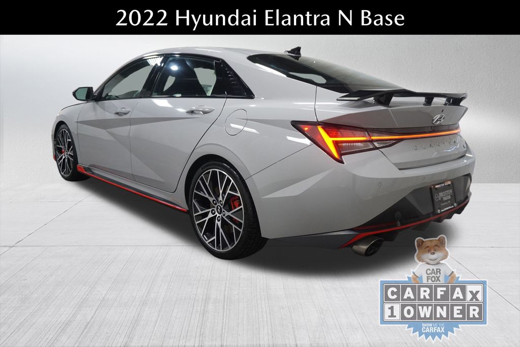 used 2022 Hyundai Elantra N car, priced at $27,632