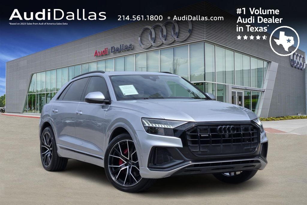 used 2020 Audi Q8 car, priced at $44,942