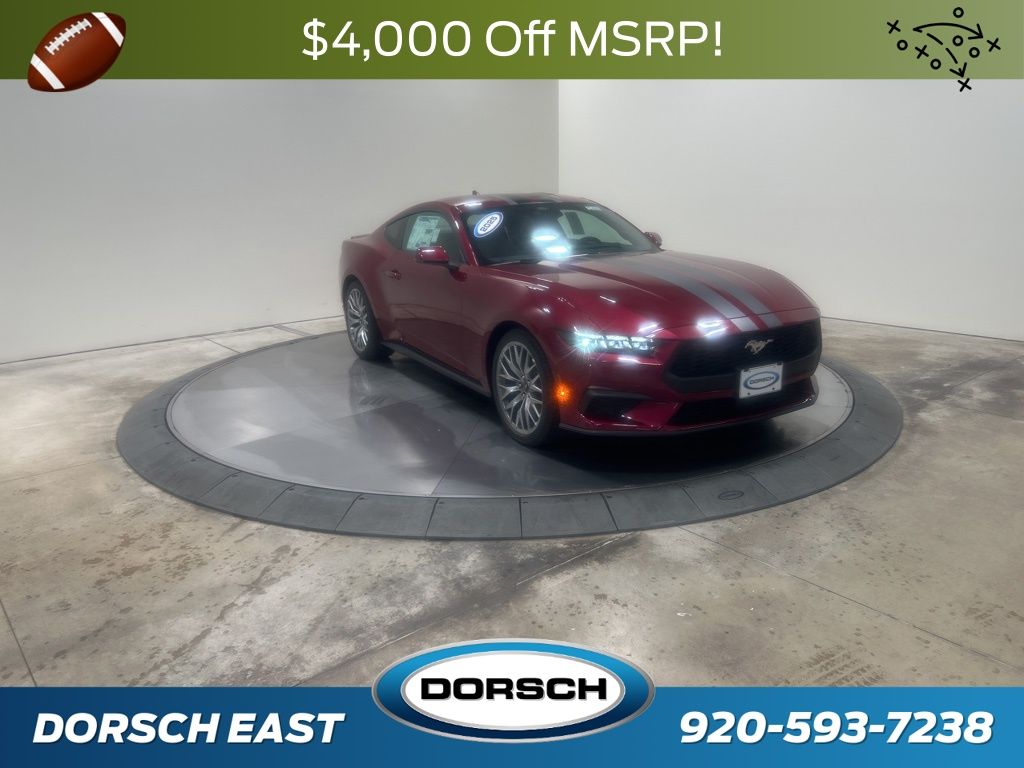 new 2025 Ford Mustang car, priced at $44,885