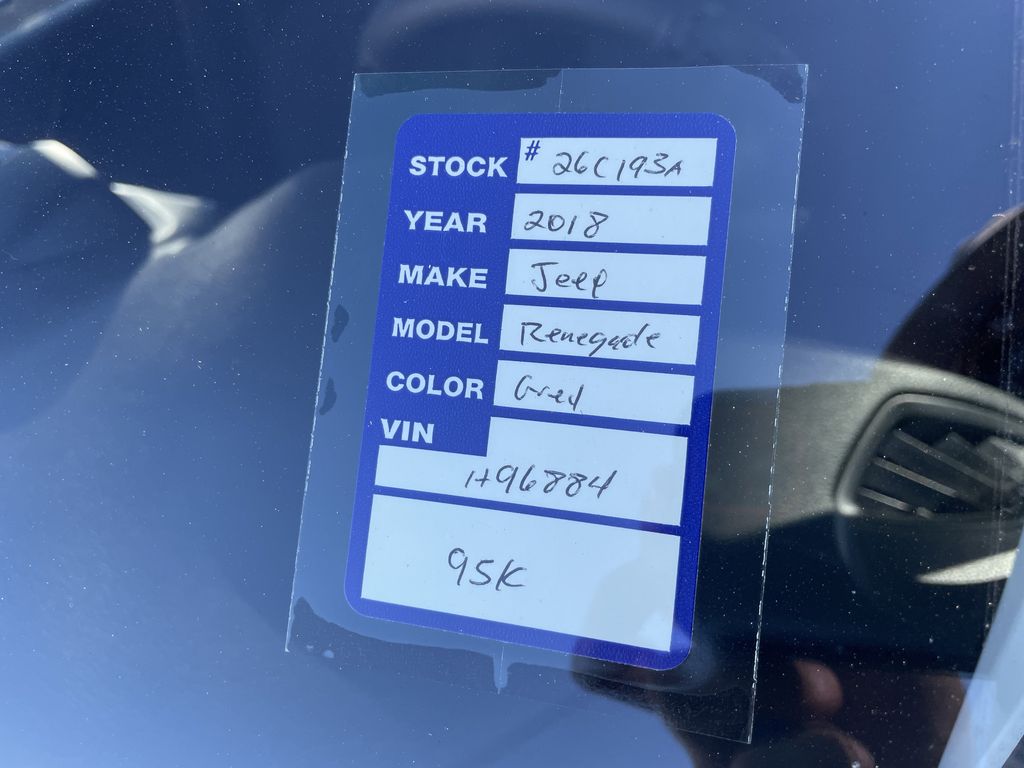 used 2018 Jeep Renegade car, priced at $12,391