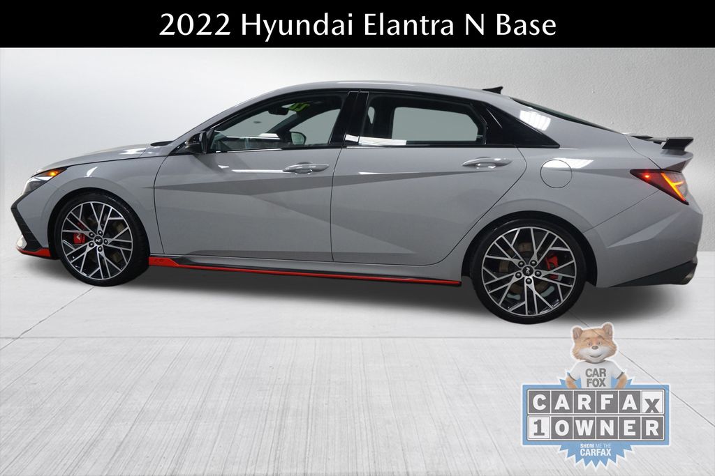 used 2022 Hyundai Elantra N car, priced at $27,632