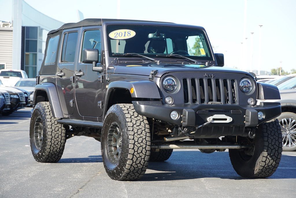 used 2018 Jeep Wrangler JK car, priced at $24,000